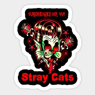 red haloween stray band art Sticker